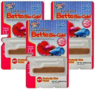 Hikari Betta Bio-Gold Baby Pellets Fish Food Bundle Bonus Pack 3 Pack