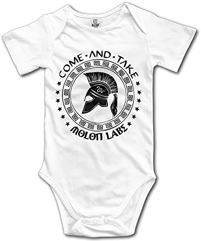 Come And Take - Molon Labe Spartan Funny Baby Onesies Sleepwear Romper 12 Months