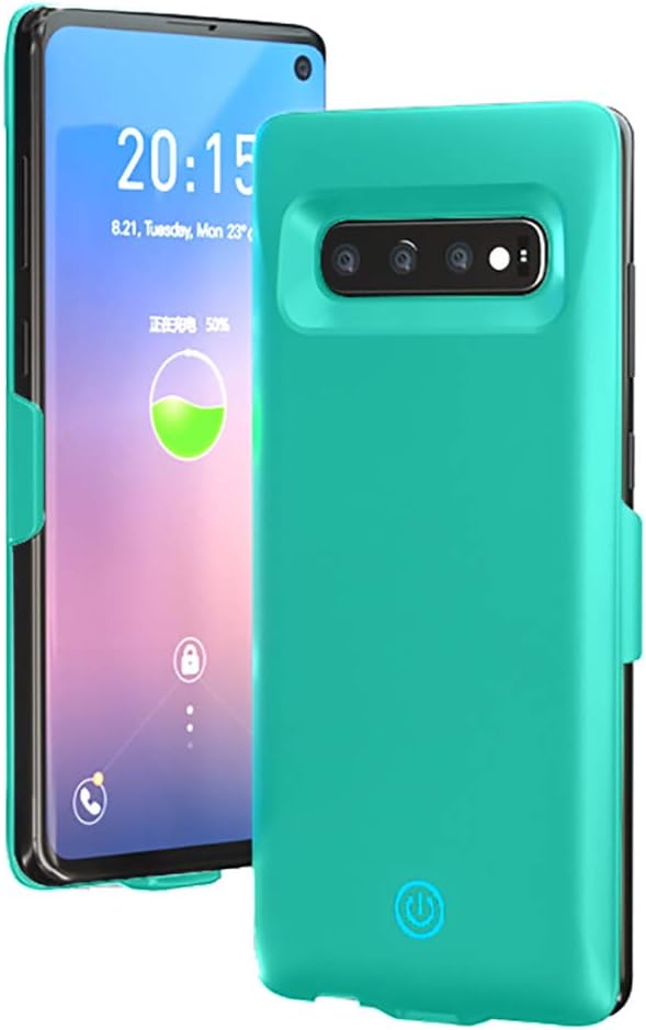 HONTECH Battery Case for Galaxy S10E, Galaxy S10E Battery Case, 7000mAh Portable Charger Rechargeable Portable Charging Protective Cover, Green