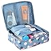 HiDay Floral Print Cosmetic Makeup Bag Travel Toiletry Organizer - Perfect for Your Cheerful Travel