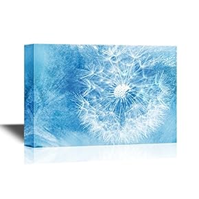 Canvas Wall Art - Dandelion in Nature - Gallery Wrap Modern Home Art | Ready to Hang - 12x18 inches