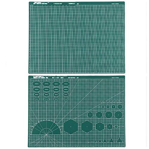 Schneidematte A2/A3/A4, doppelseitig, PVC, selbstheilend, Patchwork-Werkzeug, handgefertigt, geeignet für Büro und… – Bild 3