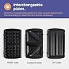 VonShef-3-in-1-Sandwich-Toaster-Waffle-Maker-Grill-Dual-Plate-Press-for-Toasties-Paninis-Snacks-Easy-to-Use-Clean-Non-Stick-Interchangeable-Plates-Compact-Portable-Size--Black-700W VonShef Waffle Maker 3 in 1 – Sandwich Toaster, Panini Press, Waffle Iron with Non-Stick Easy Clean Removable Plates…