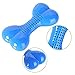 Nasus Pet Dog Cooling Chew Toy, Puppy Dog Summer Intelligence Puzzle Thirst Quench Hydro Freezable Fun Rubber Play Training Toy with Bones Shape Design for Teething and Small, Medium Pet Chewers