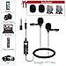 Dual Lavalier Microphone for Smartphone Camera Vlog, 157 Inch/4m BOYA BY-M1DM Dual-Head Lapel Universal Mic with 1/8 Plug Adapter for iPhone 11 X 8 7 Samsung Canon Nikon DSLR Camcorders PC Recorder
