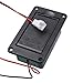GETMusic Active Bass Guitar Pickup 9V Battery Boxs/Holder/Case/Compartment Cover With Metal Contacts Spring And 2 Pin Plug with Cable (With Spring Contact)