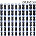 60 Pieces Straight Push Connectors, 6/8/10 mm Quick Release Pneumatic Connectors Air Line Fittings for 1/4 5/16 3/8 Tube, 2 Way (Blue)
