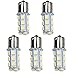 ZHOL® 1156 7506 1003 1141 LED 18 SMD LED Bulbs Interior RV Camper SUV MPV Car Turn Tail Signal Bulb Brake Light Lamp Backup Lamps Bulbs High LUMS White 5-pack