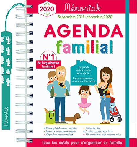 Agenda familial Mémoniak 2019-2020 Diary – Illustrated, 7 Jun. 2019