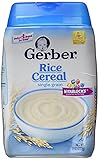 Gerber Cereal Rice, 8 oz