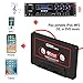 Car Cassette Adapter Smart Phone,Creativecase Car Audio 3.5mm Stereo Plug,Aux Cassette Adapter Compatible iPhone/Android phone/MP3/MP4/CD/MD/PC(Black)