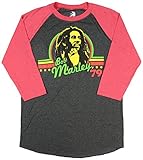 Bob Marley '79 3/4 Sleeve Raglan Graphic T-Shirt