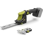 3D VO INN Hedge Trimmer Cordless for DEWALT 20V MAX Battery, 1200RPM Grass Trimmer Electric Hedge Trimmer, 2 in 1 Design, Perfect for Yard, Garden, and Lawn Care(Battery Not Included) (Green)