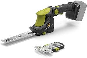 3D VO INN Hedge Trimmer Cordless for DEWALT 20V MAX Battery, 1200RPM Grass Trimmer Electric Hedge Trimmer, 2 in 1 Design, Perfect for Yard, Garden, and Lawn Care(Battery Not Included) (Green)