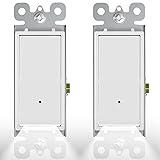 2Pack SOZULAMP Illuminated Light Switch-Single Pole