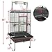 Nova Microdermabrasion 61″/68″ Large Bird Cage Play Top Parrot Cockatiel Parakeet Chinchilla Macaw Cockatoo Cage W/Stand Perch Pet Supplies (68″)thumb 1