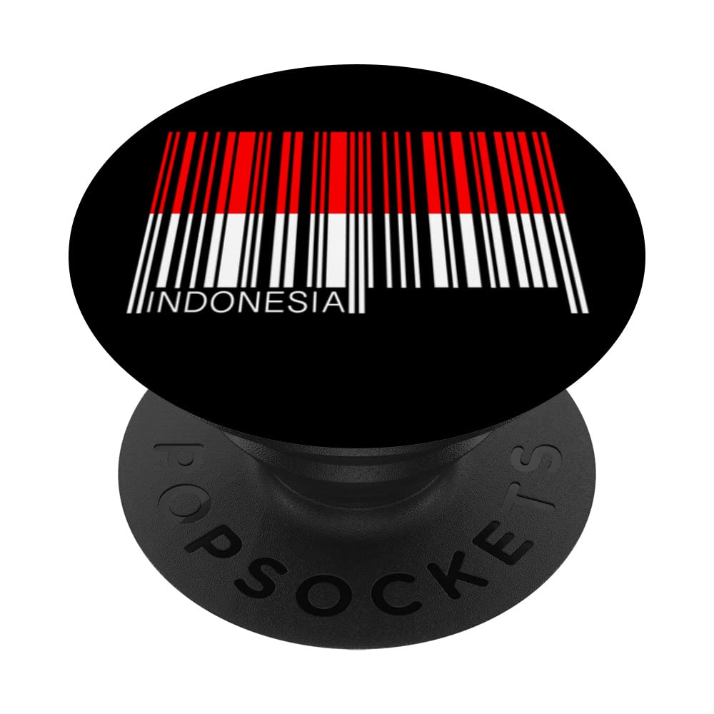 National Flag of Indonesia souvenir gift for men women PopSockets Swappable PopGrip