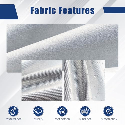 kayme - Funda de Coche SUV de 6 Capas, Personalizada para Mercedes Benz GLC(2016-2025), Impermeable a Todo Tipo de Clima para automóviles, Cubierta Completa para Exteriores, Lluvia,protección UV.