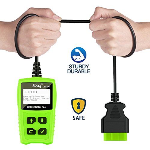 OBDII Code Reader JD101 OBD2 Car Scanner Engine Fault Codes Diagnostic Scan Tool