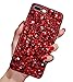 Black Lemon Phone Case for iPhone 7 Plus/iPhone 8 Plus Case for Womens and Girls Soft Silicone iPhone Cases Cover Cute Bling Rhinestones Glitter Diamond Hard Back Rubber Bumper Protective Case (Red)