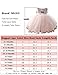 NNJXD Girls' Tulle Flower Princess Wedding Dress for Toddler and Baby Girl Pink 18-24 Months