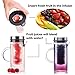 Infusion Pitcher for Lemon Fruits Herbs Ice Tea, Borosilicate Glass, Stylish Design Stainless Steel Lid, Full Blended Drink, Juice Boost 1000ml by bobuCuisine