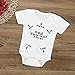 GONKOMA Kids Romper Jumpsuit Outfits Clothes Newborn Baby Boys Girls Outfits Clothes (0-6Months, White)