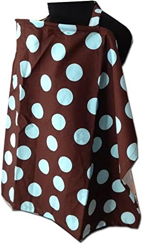 Palm & Pond Baby Blue Polka Dot Adjustable Breastfeeding Cover