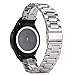 Valkit Compatible Gear S2 Bands Solid Stainless Steel Watch Band Metal Straps Business Sport Wristband Bracelet with Adapter Connector Replacement for Samsung Gear S2 SM-R720/730, Silver, Small