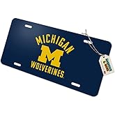 GRAPHICS & MORE University of Michigan Wolverines Logo Novelty Metal Vanity Tag License Plate