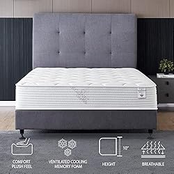 Queen Size Mattress - 10 Inch Cool Memory Foam