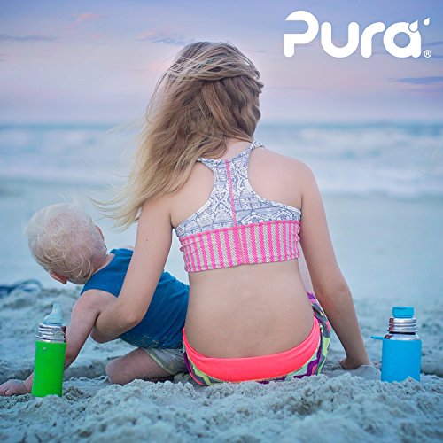 Pura Baby Bottle Nipple Replacement 2-Pack - Medical-Grade Silicone, Anti-Colic, Y-Cut, Plastic Free