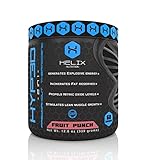 Hyp3d Fruit Punch Pre-Workout: The World's First 2-in-1 Clinically Dosed Pre Workout & Thermogenic. Experience the Rush, Pump and Strength. Money Back Guarantee