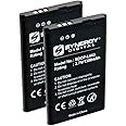 Synergy Digital Cordless Phone Batteries, Compatible with Yealink YL-5J Cordless Phone, (Li-ion, 3.7V, 1300mAh), Replacement for Yealink YL-5J Battery, Combo-Pack Includes: 2 x SDCP-L443 Batteries
