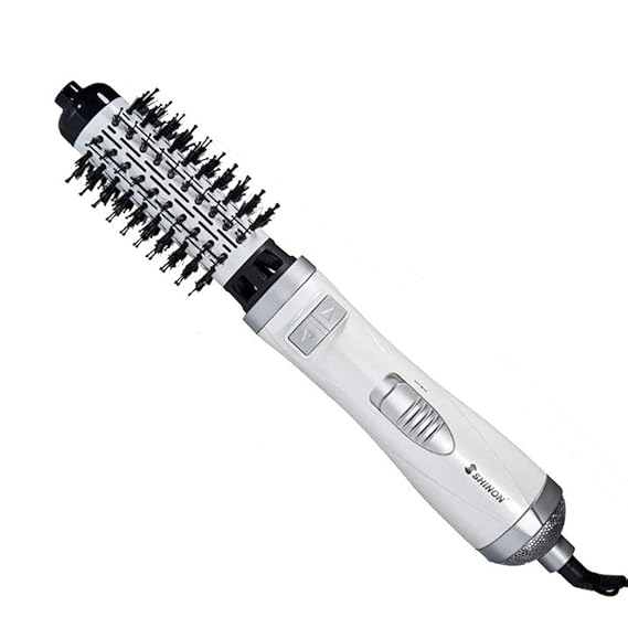 Rotating Hot Air Styler Brush 3 in 1 One Step Ionic Hair Dryer