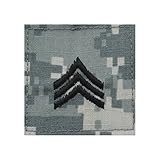 Authentic Military Rank Insignia US Made (Sergeant - ACU)