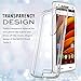 Droid Turbo 2 Case - MoKo [Anti Drop] Halo Series Back Cover with TPU + Clear PC Back Panel Bumper Cover for Motorola Droid Turbo 2 XT1585 / Moto X Force (2015), Crystal Clear