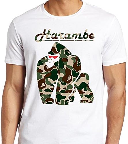 Harambe x bape Shark Army VR for Men T Shirt