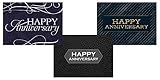 Anniversary Greeting Card Assortment - VP1701. Business Greeting Cards Featuring Three Different Anniversary Greeting Cards. Box Set Has 25 Greeting Cards and 26 Bright White Envelopes.
