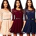 New Dress Women Lace Hollow Clubwear Evening Dress With Belt
