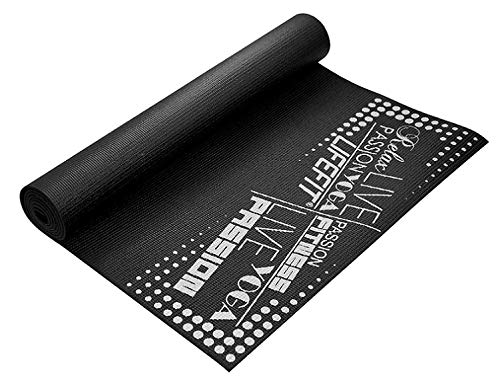 LIFEFIT Slimfit Gymnastics Mats 173 x 61 x 0.4 cm Black