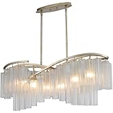 Maxim Victoria-Six Light Linear Chandelier-16 Inches Wide by 16.5 inches high