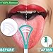 Biykog 2 Pack Stainless Steel Tongue Scraper for Adults and Kids