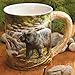Wild Wings Bear Sculpted Mug by Rosemary Millette