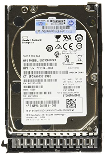 Hewlett Packard Office 2.5-Inch 300 GB SCSI Hot-Swap Hard Drive 785067-B21