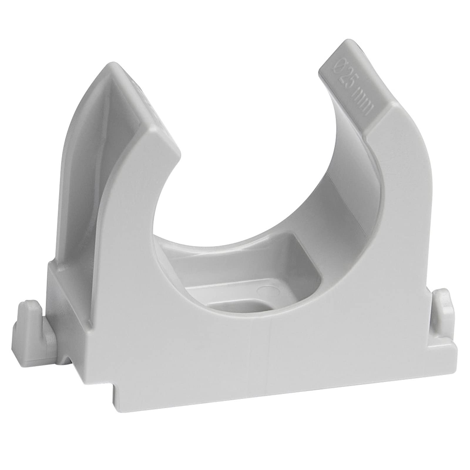 Pipe Clip 25 mm Grey Pack of 24