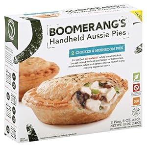Image of Boomerang's Pies Handheld Aussie Chicken & Mushroom 12 oz (frozen)