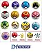 (2-Pack) Pokemon Pokeball Toys with Action Figure Inside- Real Toy Pokeballs that Open- Includes Two Pokemon Figurines & Pokeballs | DK Reserve Toys