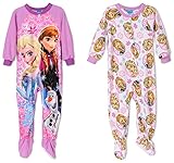 Disney Toddler Girls 2 Footed Pajamas , Size 3T