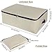 Lifewit 100L Storage Bags Large Capacity Foldable Thick Canvas Underbed Storage for Comforters, Clothes, Blankets, Bedding, 2 Pack